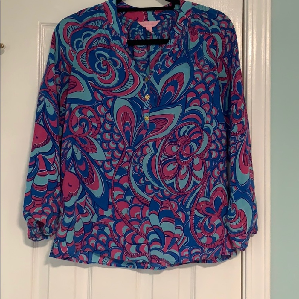 Lilly Pulitzer Elsa top size XS